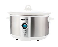 Taurus Slow Cooker Digital Stainless Steel Brushed 6.5l 320W "Lento Cuina"