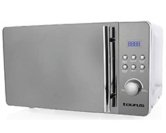 Taurus Microwave 5 Power Levels Silver 20L 700W "Microonda Digital"
