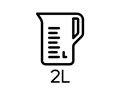 2L Glass jar