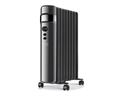 Taurus Heater 9 Fin Oil Filled Steel Black Wifi Enabled 3Heat Settings 2000W "Agadir Connect"