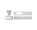 Included accessories: Window kit for hot air outlet, for guillotine and sliding windows
