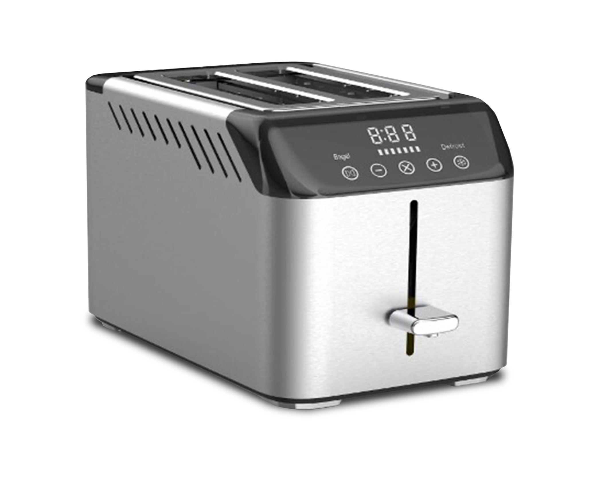Taurus Toaster 2 Slice Stainless Steel Brushed Digital Touch 925W "My Toast Digi" 960649 Taurus