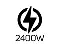 2400W (850W + 1550W)
