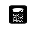 Maximum weight: 5kg